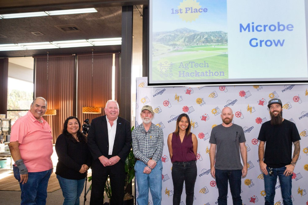 Microbe Grow Awarded First Place in San Diego’s First Ever AgTech Hackathon