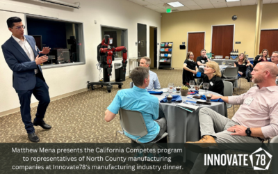 Innovate78 provides resources to North County manufacturers at industry dinner