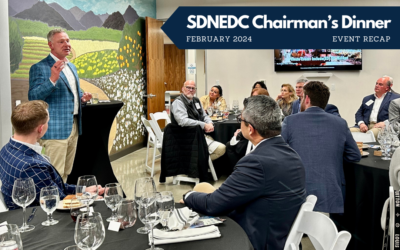 SDNEDC Chairman’s Dinner Features Congressman Scott Peters, Mayor Rebecca Jones, Unites North County Business Leaders