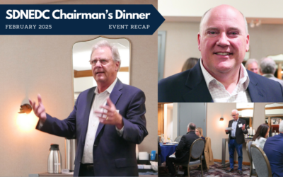 From Business Retention to Wildfire Prevention: Key Issues Addressed at SDNEDC’s First Chairman’s Dinner in 2025